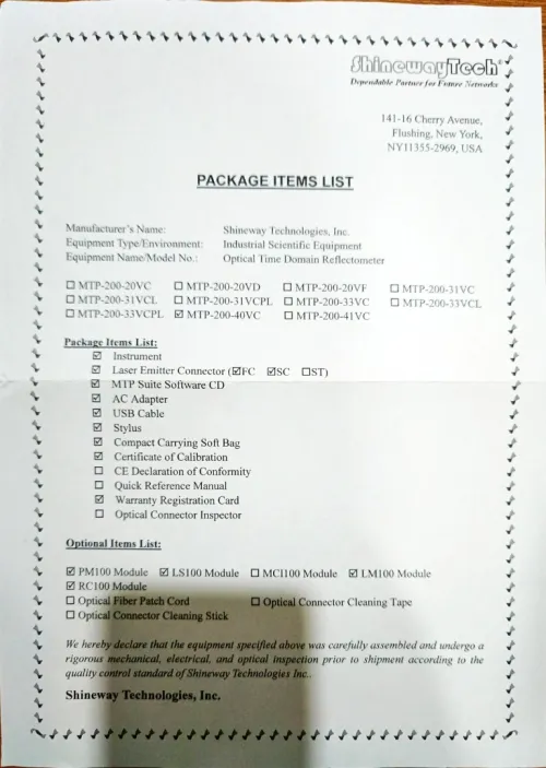 OTDR MTP200 VERSION PREMIUM