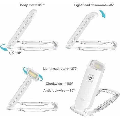 Lampe de lecture rechargeable