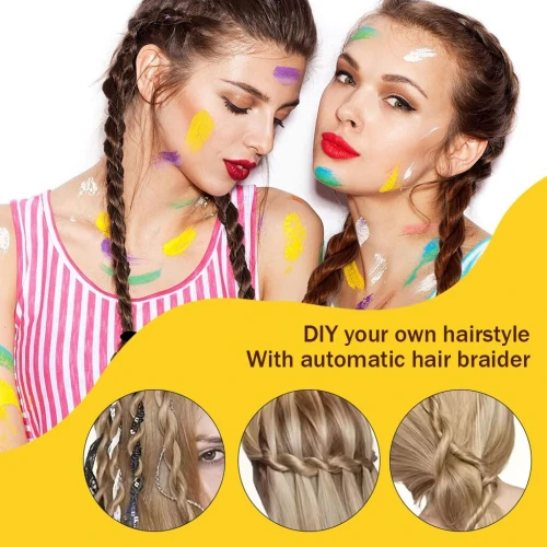 Tresseur de Cheveux Automatique - Rotation Rapide pour Styles Variés
