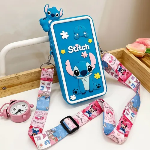 Pochette Bandoulière Stitch  Accessoire Mignon pour Enfants