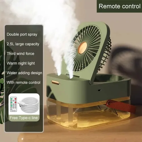 Ventilateur avec Brumisation  Grand Réservoir et 3 Modes