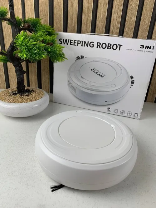 Aspirateur Robot Intelligent 3-en-1  Design Compact et Silencieux