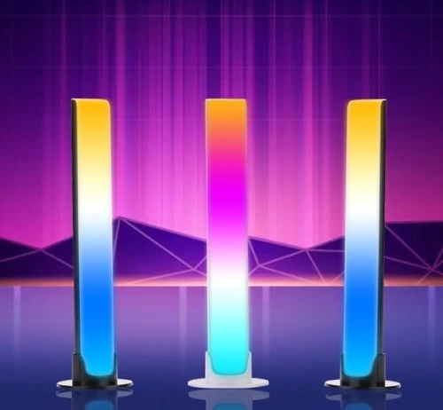 Éclairage LED RGB Musical  2 Barres avec 8 Effets Lumineux