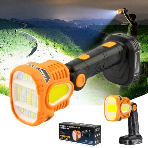Lampe dUrgence LED Rechargeable USB avec Éclairage COB