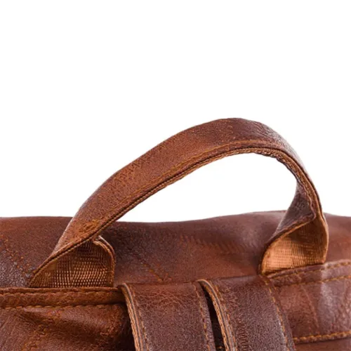 Sac à Dos Rétro Femme  Cuir PU Élégant pour Usage Quotidien