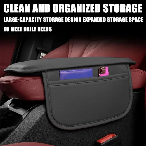 Accoudoir Auto Confortable avec Compartiments de Rangement