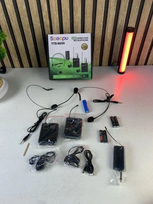 Micro UHF Rechargeable TTD-M099  Portée Stable et Son Net