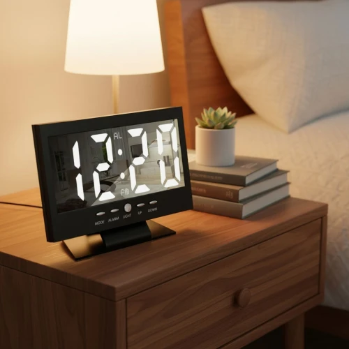 Réveil LED Miroir DS-8082L Design Moderne et Fonctionnel