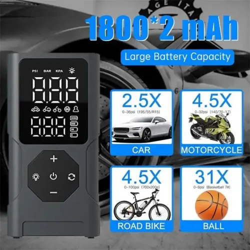Compresseur dAir Intelligent Portable 150 PSI Sans Fil