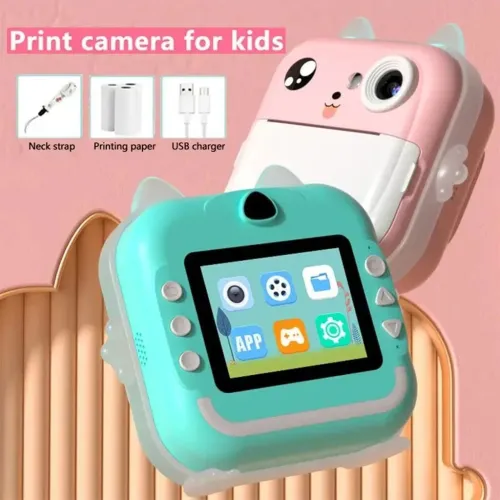 Caméra Numérique pour Enfants avec Imprimante Thermique Intégrée