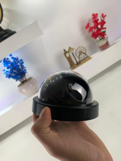 Caméra Factice de Surveillance Dôme avec LED Clignotante - كاميرا مراقبة وهمية مع ضوء