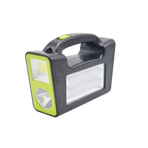 Ensemble Solaire Rechargeable avec Torche LED et 3 Lampes