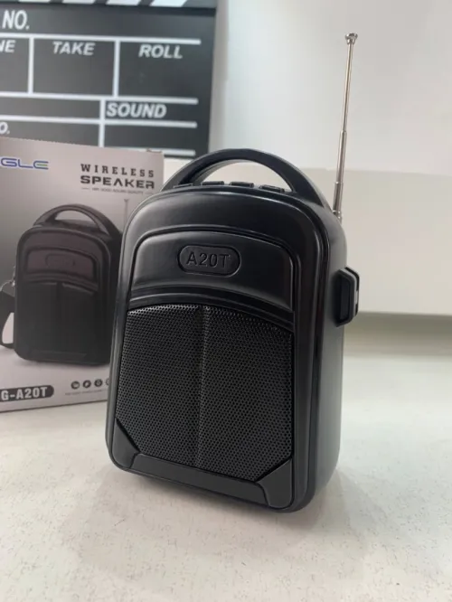 Haut-Parleur Sans Fil YG-A20T avec Panneau Solaire et Son Hi-Fi