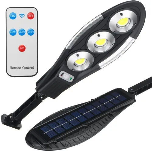 Lampadaire solaire étanche IP67 avec télécommande  مصباح خارجي