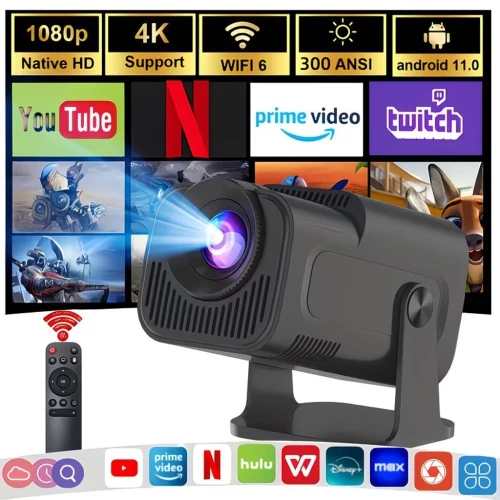 HY320 Projecteur Smart Portable  Android 11 Full HD