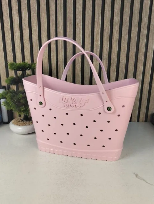 Grand Sac de Plage Imperméable en EVA  Design Perforé Moderne