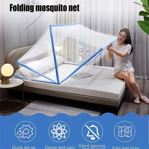 Moustiquaire de Lit 2 Personnes  Pliable et Pratique