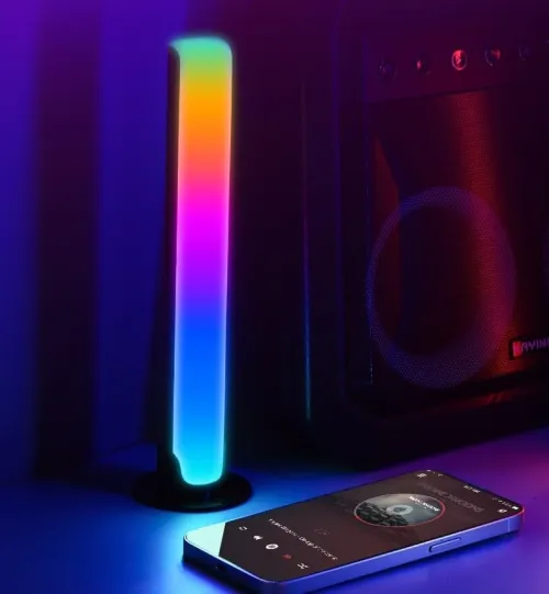 Éclairage LED RGB Musical  2 Barres avec 8 Effets Lumineux