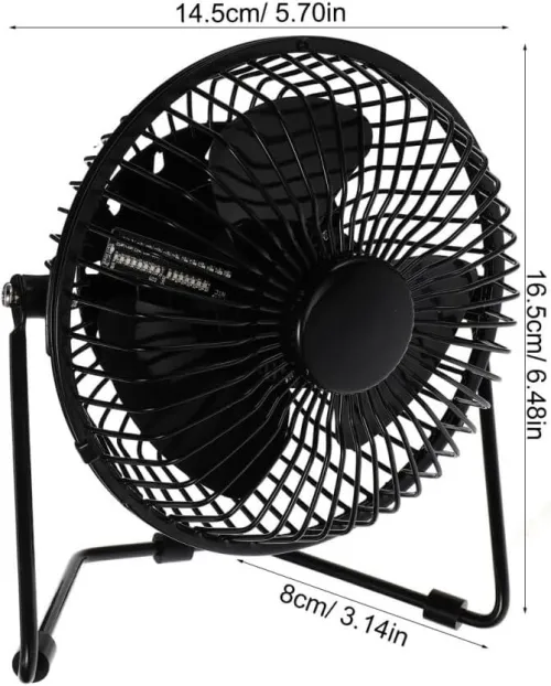 Ventilateur Intelligent de Bureau  Écran Digital Temps & Température