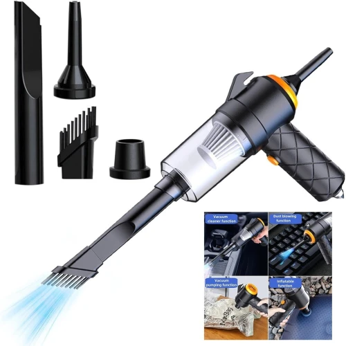 Aspirateur et souffleur 2en1 rechargeable par USB Compact et puissant 