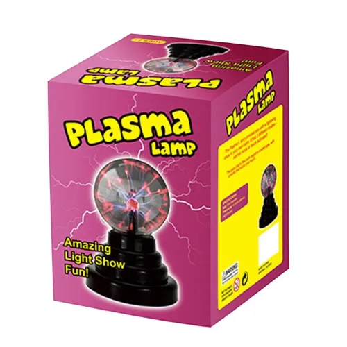 Lampe Plasma Interactive Tactile  Boule Lumineuse Décorative