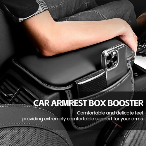 Accoudoir Auto Confortable avec Compartiments de Rangement
