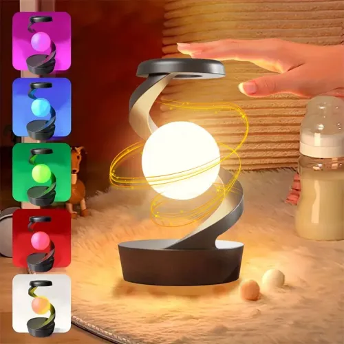 Lampe Décorative en Spirale  Éclairage dAmbiance RGB Moderne