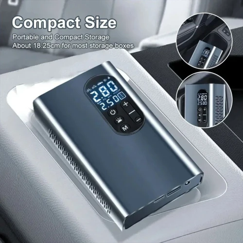 Compresseur 150 PSI À Air Portatif Rechargeable avec Lampe LED