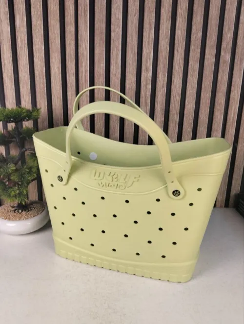 Grand Sac de Plage Imperméable en EVA  Design Perforé Moderne