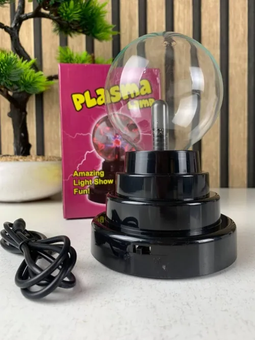 Lampe Plasma Interactive Tactile  Boule Lumineuse Décorative