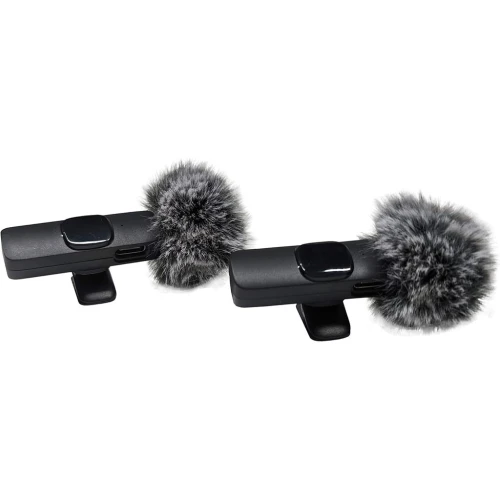 Microphone cravate sans fil 3 en 1 Plug and Play avec puce de réduction du bruit  ميكروفون لاسلكي