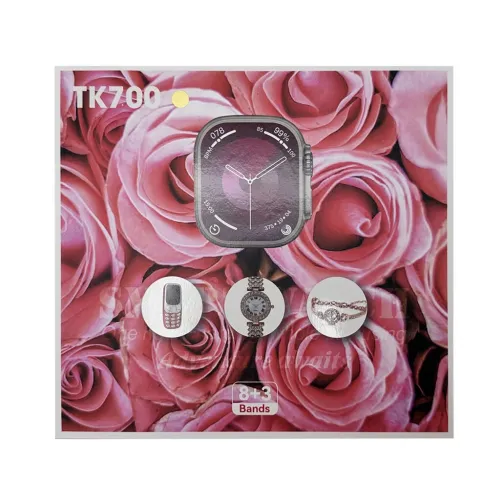 Pack Ultra X2 Femme  Smartwatch + Montre+ Bracelets + Mini Téléphone Portable