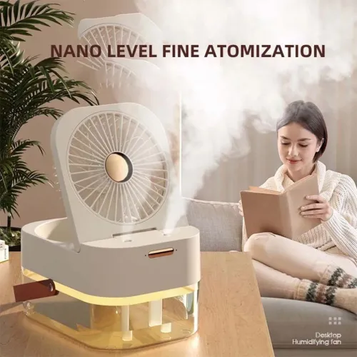 Ventilateur avec Brumisation  Grand Réservoir et 3 Modes
