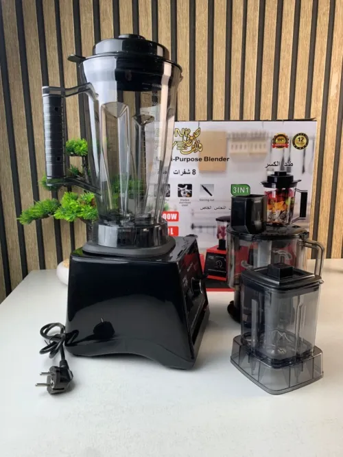 Mixeur Blender Multifonction Soni Five 7500W - 8 Lames Inox Ultra Résistantes