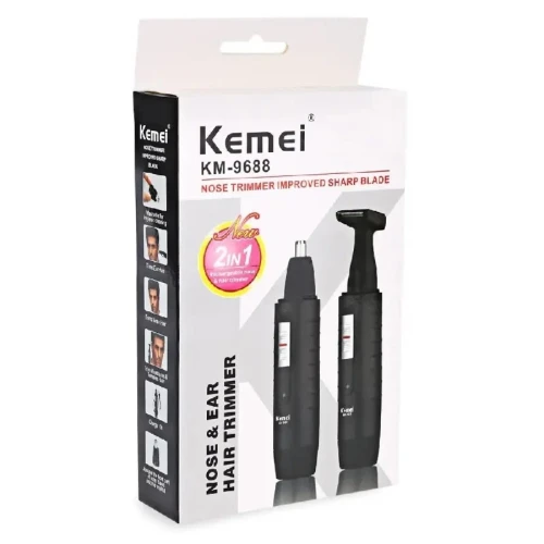 Kemei Tondeuse électrique rechargeable pour Nez et Barbe