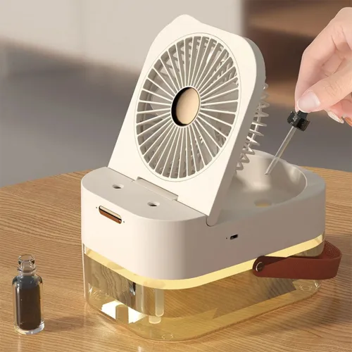 Ventilateur avec Brumisation  Grand Réservoir et 3 Modes