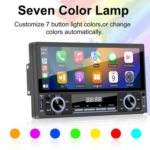 Autoradio Double DIN Intelligent  CarPlay, Android Auto et Wi-Fi