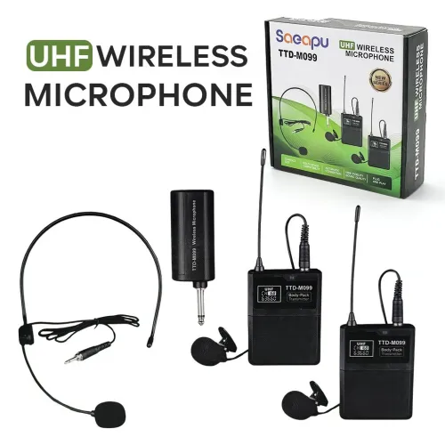 Micro UHF Rechargeable TTD-M099  Portée Stable et Son Net