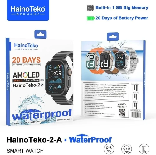 Montre Connectée HainoTeko Ultra 2A  49MM, Style et Fonctionnalités