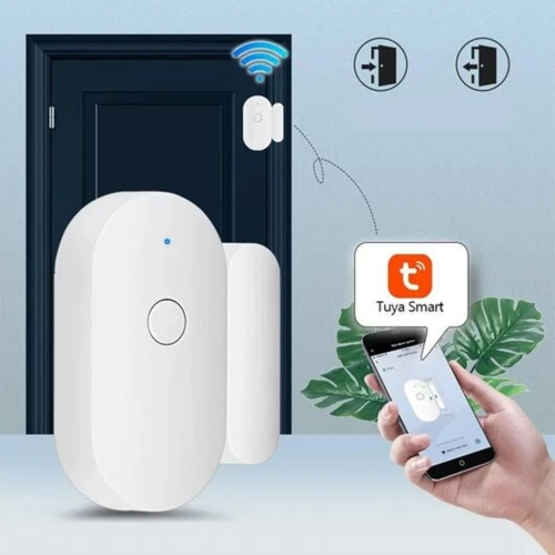 Détecteur dOuverture WiFi Capteur Magnétique pour Porte et Fenêtre