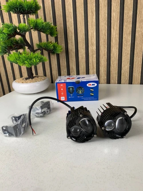 Projecteurs LED Moto Anti-Brouillard  Kit 2 Lampes Haute Puissance