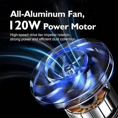 Aspirateur de voiture sans fil 10000PA Rechargeable  مكنسة كهربائية لاسلكية
