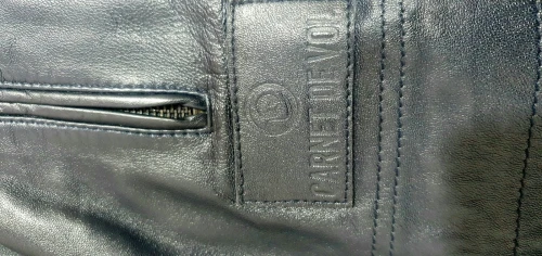 Blouson en cuir معطف جلد طبيعي
