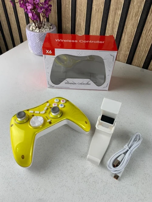 Manette de Jeu Sans Fil X6 Compatible P4,P3, Android, iOS, PC, Switch, TV Box يد تحكم لاسلكية