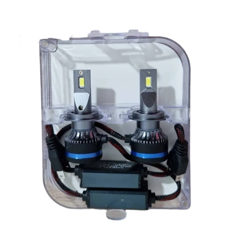 Kit Lampe de phare LED H4 Philips 6000K-16000LM Ultra Puissant - مصابيح إضاءة أمامية للسيارات
