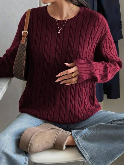 Pull en maille over size