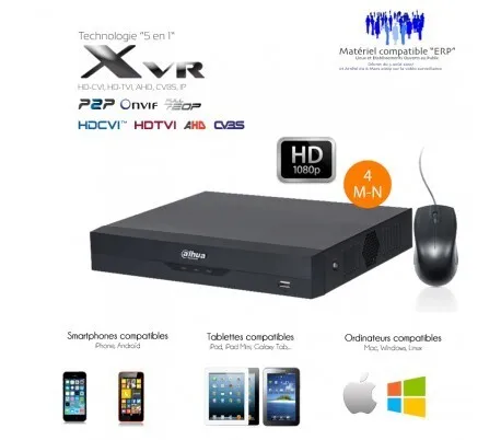 Enregistreur vidéo surveillance 16 canaux 1080P 