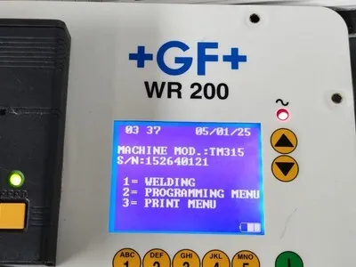 WR 200 Georg Fischer Welding Recorder à vendre