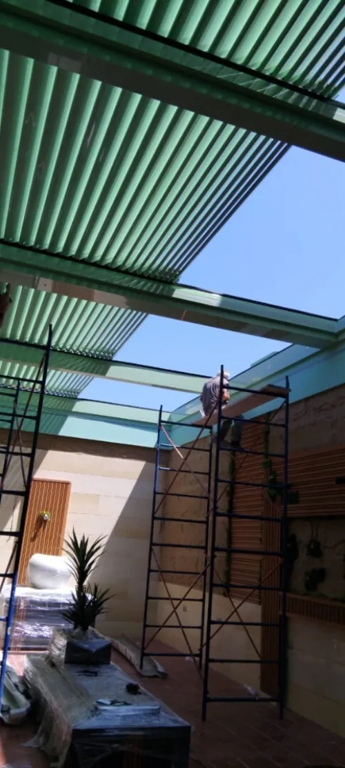 Pergola en lames aluminium 