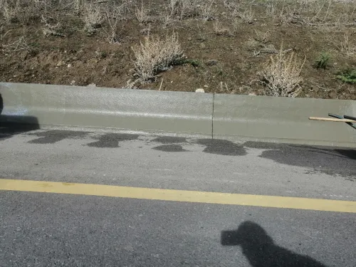 Glissière en béton